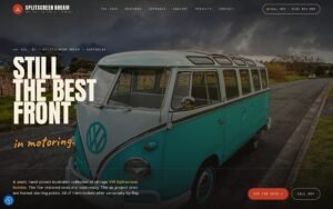 Splitscreen Dream website homepage, built by Mode Marketing